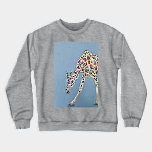 Colourful Giraffe Crewneck Sweatshirt